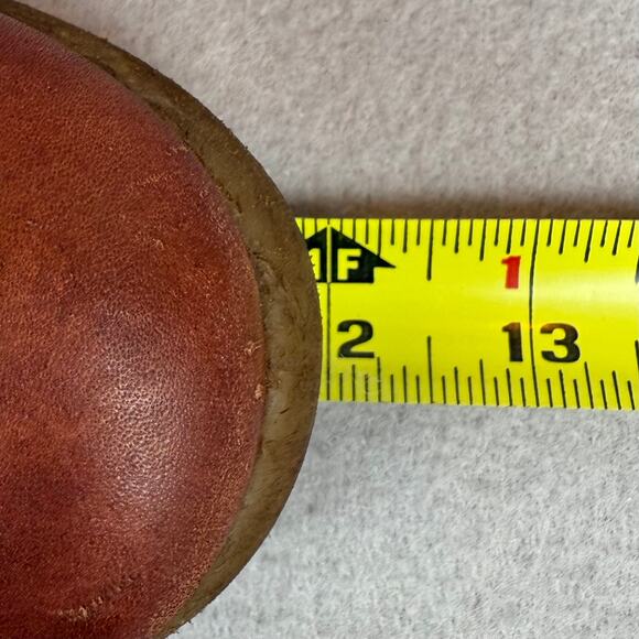 Vtg 80's Crayon Mens Brown Leather Loafers Size 11D Shoes - Picture 10 of 13